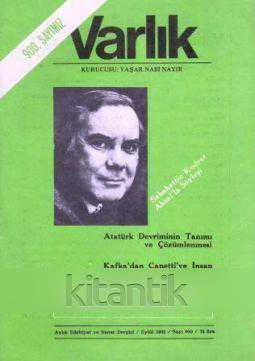 Varlık Edebiyat ve Sanat Dergisi Eylül 1982 Sayı 900 (900. Sayımız)