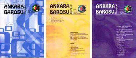 Ankara Barosu Dergisi Yıl: 67 Sayı: 2009 / 1 + 2 + 3 + 4 (4 Cilt Takım)