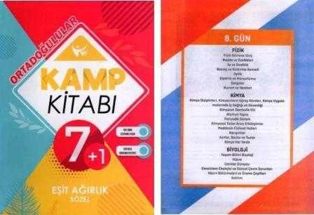 Ortadoğulular Kamp Kitabı / Eşit Ağırlık - Sözel 8. Gün "Fizik, Kimya, Biyoloji"