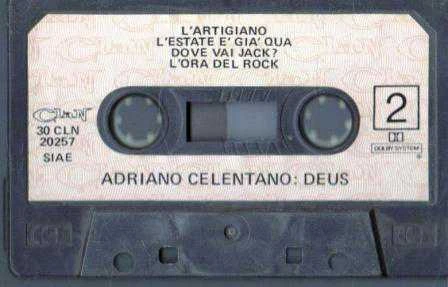 Adriano Celentano / Deus - Mı Fanno Ridere - Crazy Movie - Quando / L'artigiano - L'estate e' Gia" Qua - Dove Vai Jach? - L'ora Del Rack Müzik Kasedi