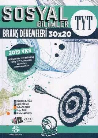 TYT Sosyal Bilimler Branş Denemeleri 30 x 20 / 2019 YKS