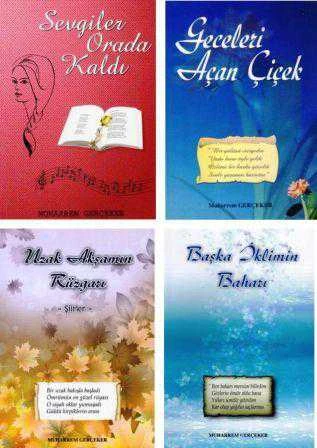 Prof. Dr. Muharrem Gerçeker Şiir Seti 5 Kitap Takım (İlk Baskılar)