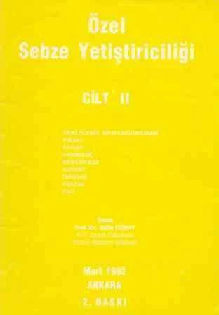 ÖZEL SEBZE YETİŞTİRİCİLİĞİ II