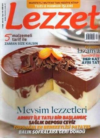 Lezzet Dergisi Sayı: 179 Yıl: 2011/10