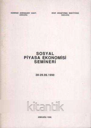 Sosyal Piyasa Ekonomisi Semineri Haziran 1990