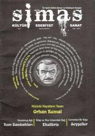 Kültür Sanat ve Edebiyat Dergisi Simas (Unutulmuş Aşk Kum Zambakları - Kitap ve Okur Arasındaki Bağ Ekslibrus - Cennetten Bir Köşe Şeyseller)