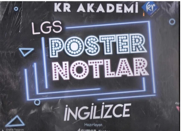 Akademi Yayınları LGS İngilizce Poster Notlar Spiralli Dosya