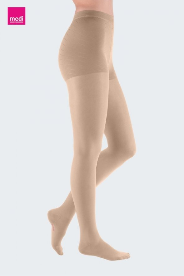 Mediven Elegance CCL2 Külotlu-Burnu Kapalı Ten Varis Çorabı