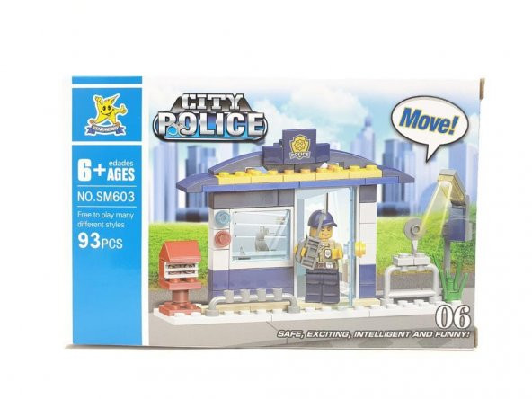 Lego Polis Seti 2 in 1 93 Parça - SM603-06