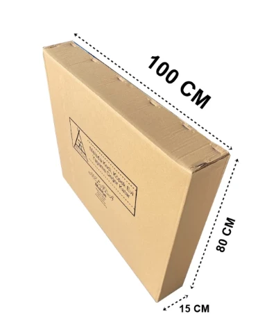 100x80x15 cm Baskılı Taşıma Kolisi