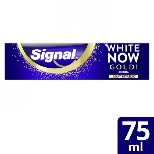 Signal Whıte Now Diş Macunu 75ml Gold