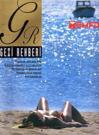 Tempo Gezi Rehberi Mart - Nisan 1998 "Bayram Tatiliniz İçin Turistik Yerlerle İlgili Bilgiler ve Telefon Numaraları - Konaklama Yerleri - Restoranlar"
