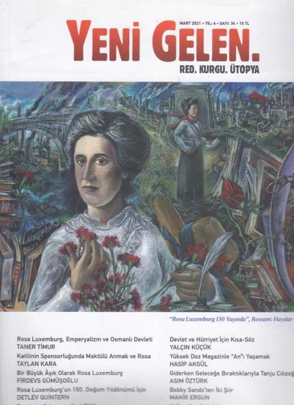 Yeni Gelen Dergisi Sayı: 34 Mart 2021