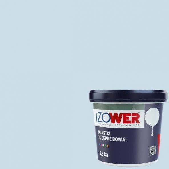 İzower Plastix İç Cephe Boyası - Buz Mavisi 20 ( 3.5kg ) - 1