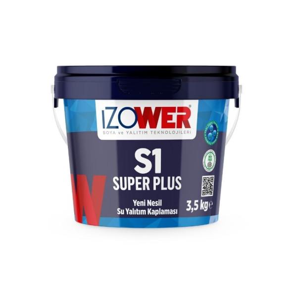 S1 Süper Plus Su Yalıtım Kaplaması - 3.5 Kg - Beyaz