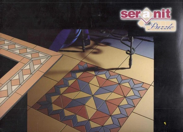 Seranit Seramik Granit Puzzle Kataloğu - Avrupa Kuşe Kağıda Renkli Resimli İlk Baskısı