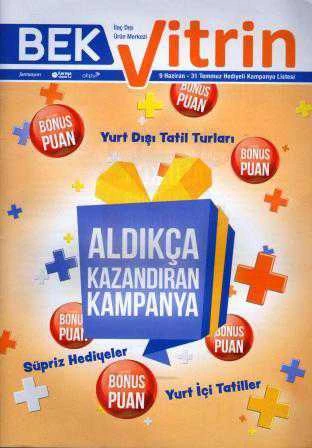 Bek Vitrin İlaç Dışı Ürün Merkezi Haziran 2017 + Eki (İki Dergi Takım)