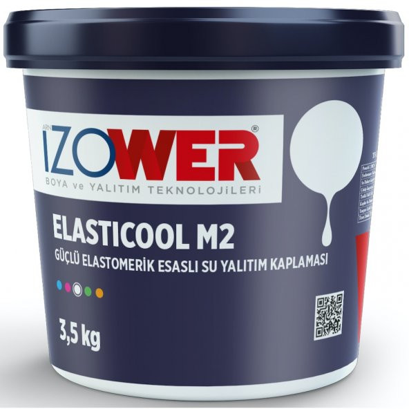 İzower M2 Güçlü Elastomerik Su Yalıtım Malzemesi (3,5 kg ) - Kiremit