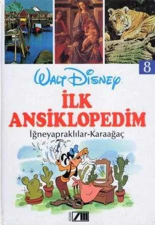 Walt Disney İlk Ansiklopedim Cilt: 8 "İğneyapraklılar - Karaağaç" / 1992 Yılı Ciltli İlk Baskısı