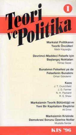 Teori ve Politika 1 Kış 96