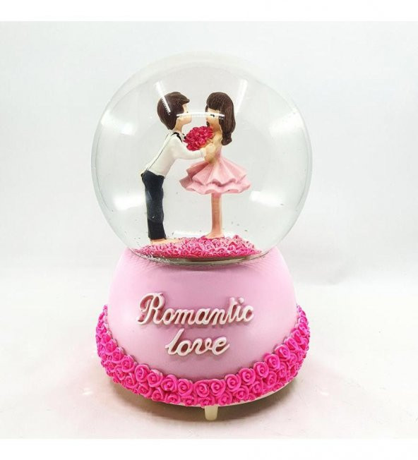 Kar Küresi Romantic Love Motorlu Müzikli 100 cc ürün görseli