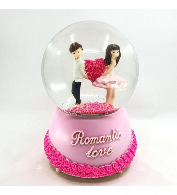 Kar Küresi Romantic Love Motorlu Müzikli 100 cc - Resim 4