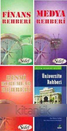 Sedef Yayınları Rehber Seti 4 Kitap Takım (Finans + Medya + Resmi Kurumlar + Üniversite Rehberi)