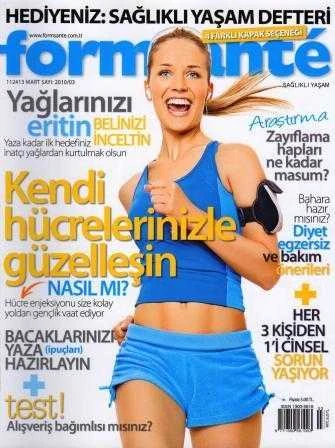 Formsante Dergisi Sayı: 194 Mart 2010 "Kendi Hücrelerinizle Güzelleşin - Her 3 Kişiden 1'i Cinsel Sorun Yaşıyor"