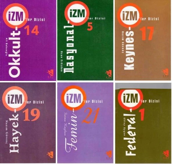 İZM'ler Dizisi 12 Kitap Takım (Federalizm + Okkultizm + Keynesizm + Hayekizm + Nasyonalizm + Feminizm + Erotizm +Narsisizm + Naziizim + Hermetizm + Globalizm + Darwinizm)
