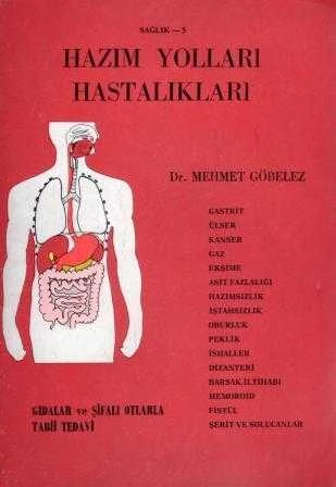 Hazım Yolları Hastalıkları "Gıdalar ve Şifalı Otlarla Tabii Tedavi / 1980 Yılı İlk Baskısı
