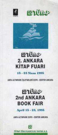 Tüyap 2. Ankara Kitap Fuarı 15 - 23 Nisan 1995 / Alfa Altınpark İşletmeleri Expo - Center Ankara Kataloğu