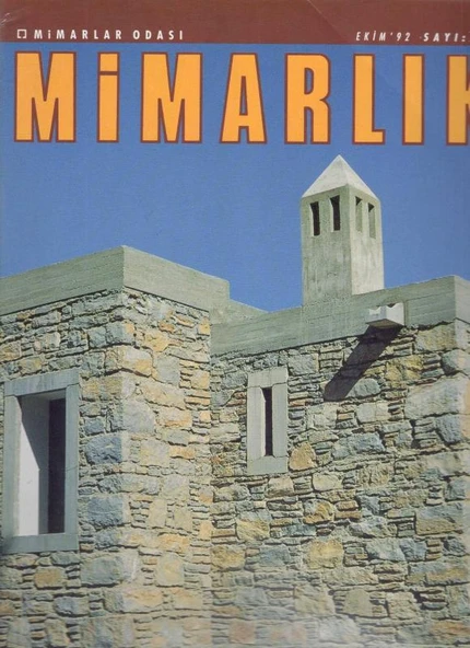 TMMOB Mimarlar Odası Ankara Şubesi Mimarlık Dergisi Yıl: 1992 Sayı: 249 - *Dosya: Koruma-Kent İmajı-Ankara *Ağa Han Ödülleri 1992