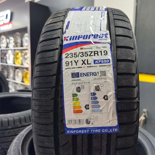 235/35 ZR19 91Y XL Kinforest KF550 Yazlık Lastik 2024 Üretim (1 ADET FİYATIDIR.)