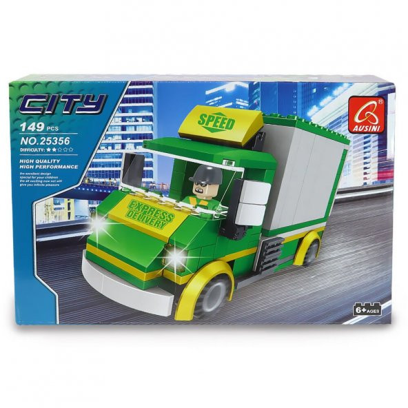 Ausini City Kargo Kamyonu 149 Parça - 3