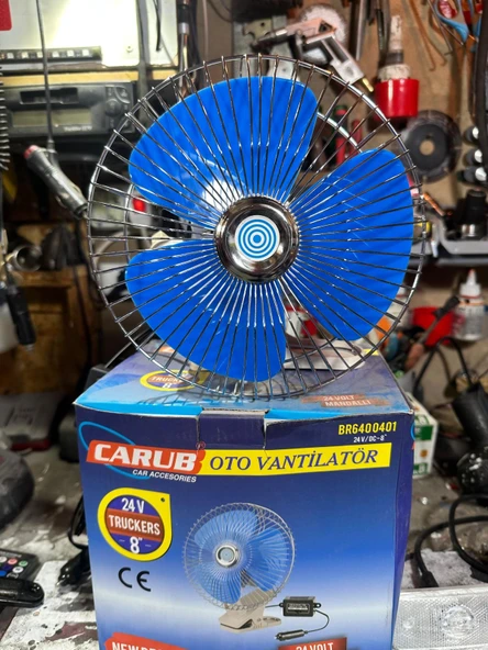 Oto Vantilatör Carub 24v Mandallı - 3