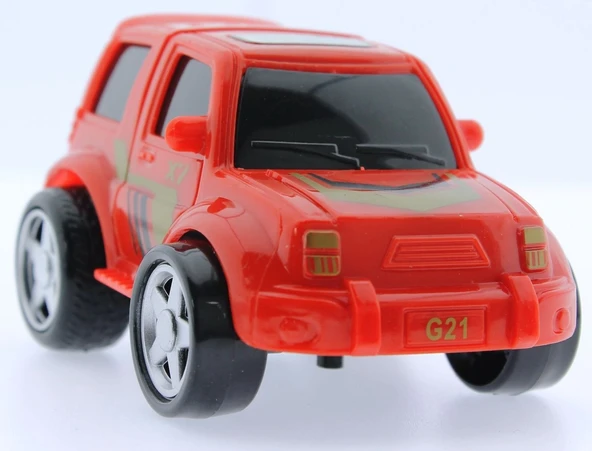 Sürtmeli Kırılmaz Kırmızı Suv Jeep  G21 - 3