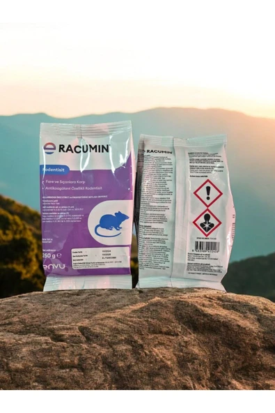 ENVU RACUMİN BUĞDAY FARE ZEHİRLİ YEMİ 250 GR - 3