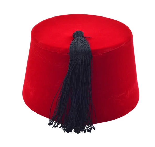 Osmanlı Kırmızı Erkek Püsküllü Damat Kına Fesi 11,5cm Uzun - 2