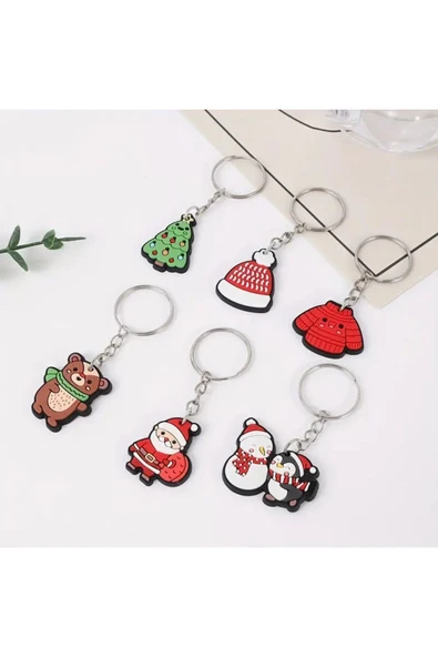 tosbai Yılbaşı Hediye Seti Paketi Dekoratif Kırmızı 40x40 Noel Baba Yılbaşı Yastığı, Hediye Yılbaşı Çantası - 3