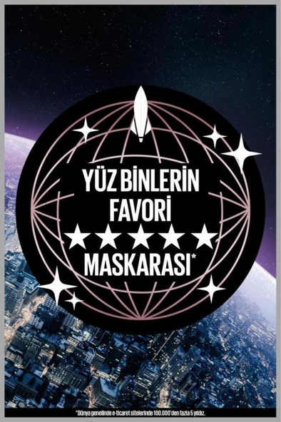 Maybelline New York Lash Sensational Sky High Space Diamond Top Coat - Elmas Işıltılı Son Kat Maskara - 7