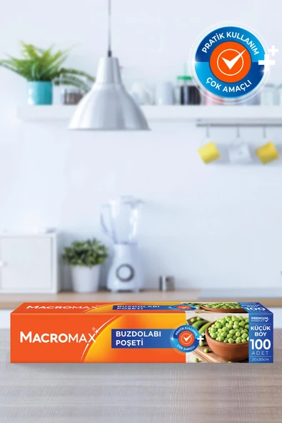 Macromax Buzdolabı Poşeti Küçük Boy 100'lü - 3