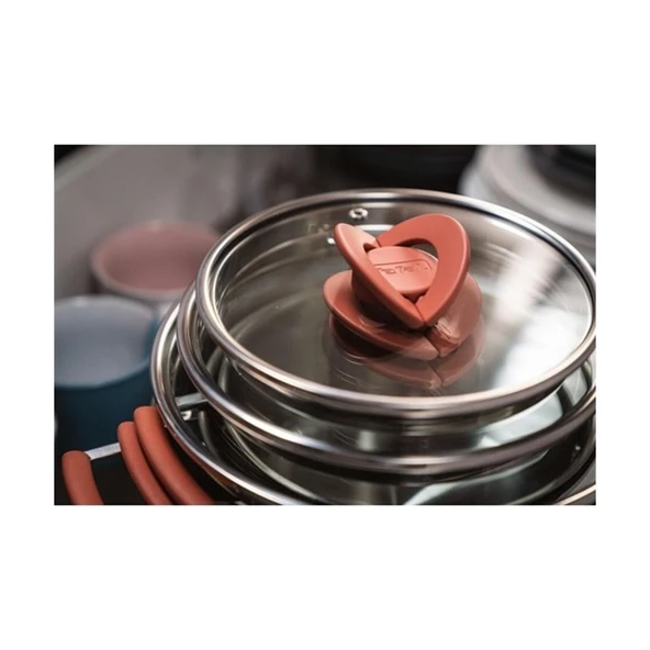 TEFAL G720S6 OPTİSPACE ÇELİK TENCERE SETİ 6 PARÇA - 2100115981 - 3