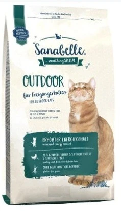 Sanabelle Outdoor Yüksek Enerjili Yetişkin Kedi Maması 2 kg