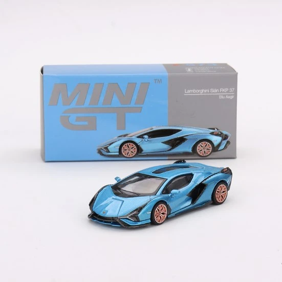 Mini GT 573 Lamborghini Sián FKP 37 Blu Aegir