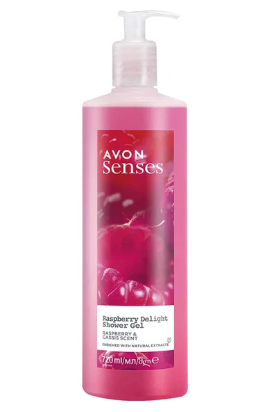 AVON Raspberry Delight Frambuaz Ve Frenk Üzümü Kokulu Duş Jeli 720 Ml.