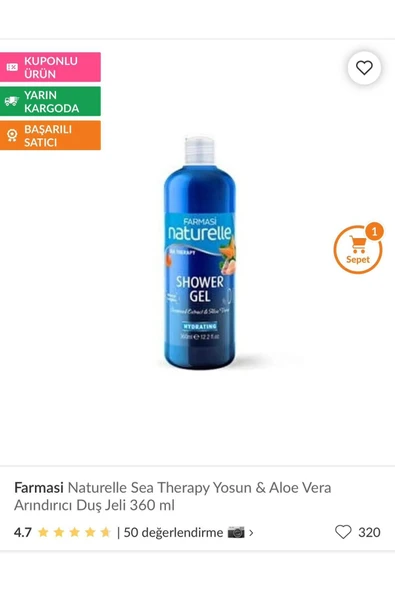 FARMASİ FARMASİ SEA THERAPY ARINDIRICI SAMPUAN