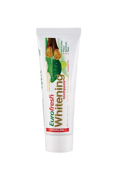 FARMASİ Euro Fresh Aloe Veralı Misvaklı Beyazlatıcılı Diş Macunu 50 Gram 1113521