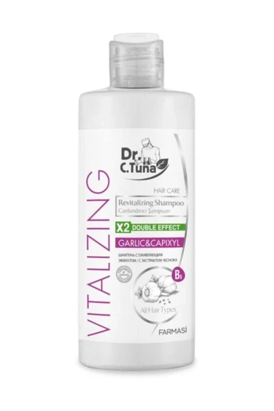 FARMASİ Dr. C. Tuna Vitalizing Tüm Saçlar için Canlandırıcı Sarımsaklı Şampuan 225 ml