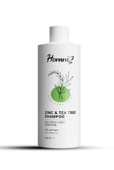 HOMM LİFE ÇİNKO & ÇAY AĞACI ŞAMPUAN 400 ML
