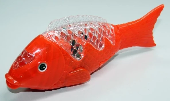 *Can Ali Toys Pilli Işıklı Müzikli Hareketli Balık 3209 - 2
